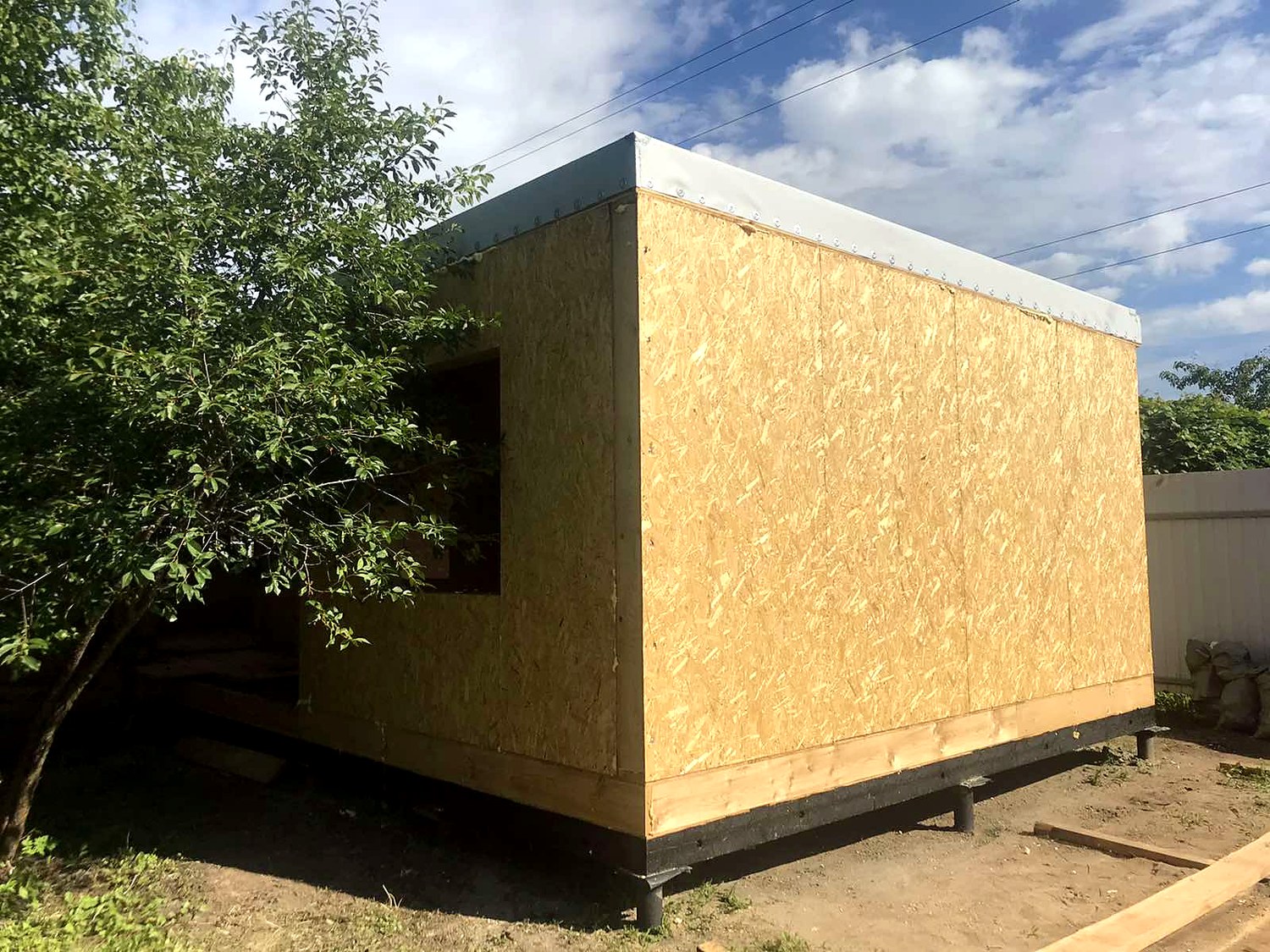 Haus nach individuellem Projekt, SNT „Kljasma“