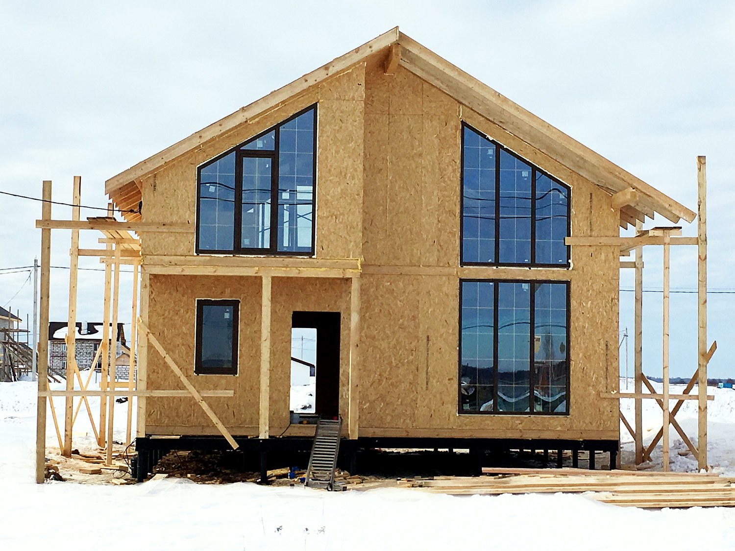 Haus nach Projekt „Akkord“, Siedlung Pervyy