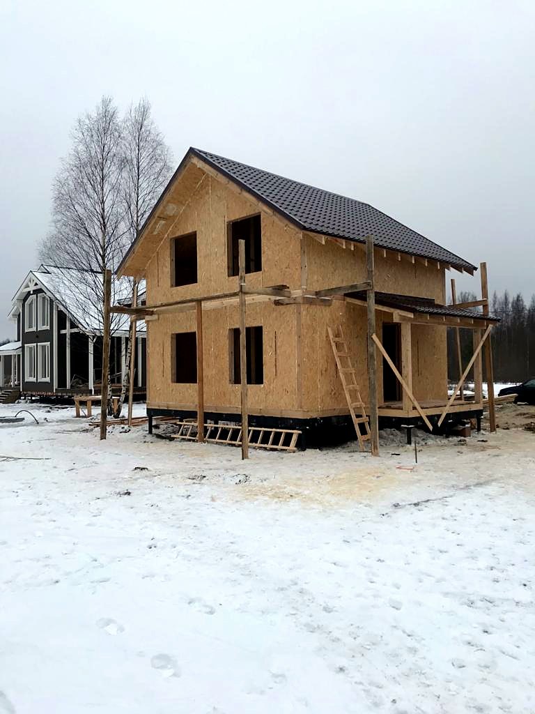 Haus nach Projekt „Awdeewo“, Siedlung Berezovka