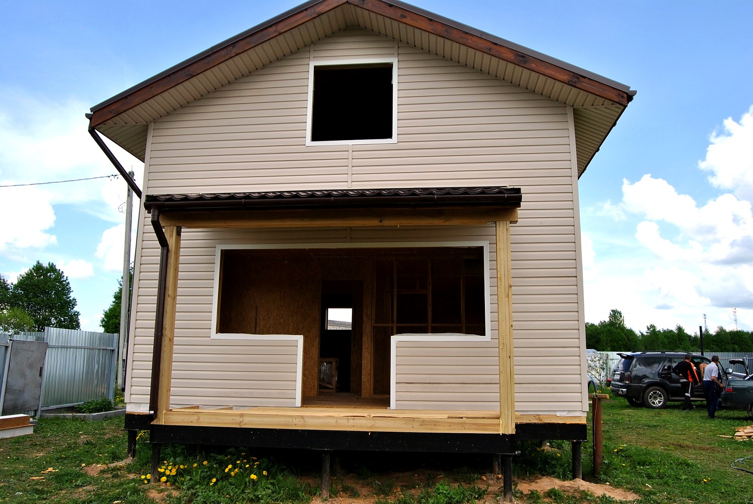 Haus nach Projekt „Ermak“, Dorf Vasilevo
