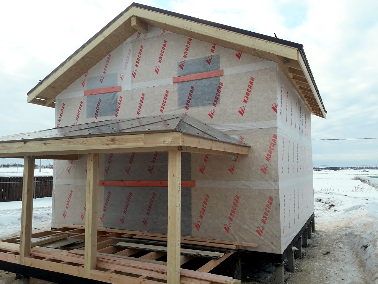House based on the “Yessentuki 7.5x7.5” design, Kamenki village