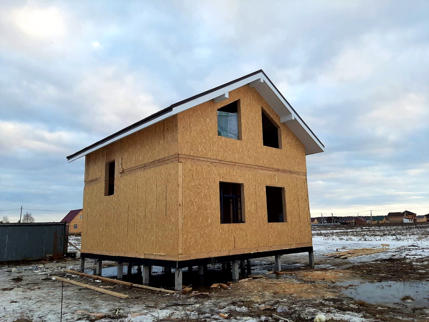Haus nach Projekt „Metschta pl.4“, Siedlung Pervyy