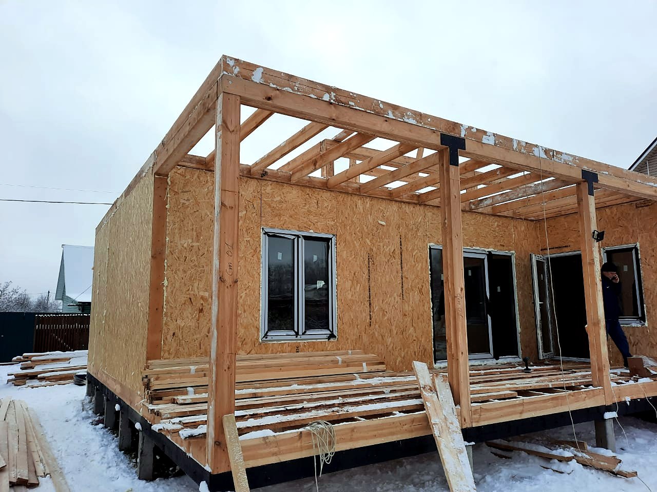 Haus nach Projekt „Randevu - E2.8“, SNT „Gelekopter“