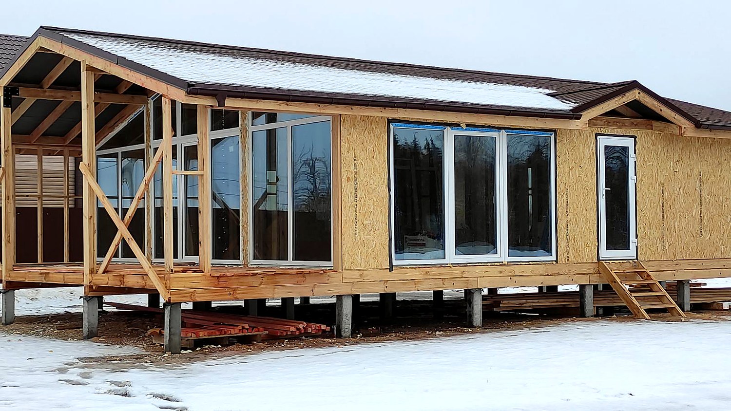 House based on the “Chalet-100 2150” design, Ivanovo Region