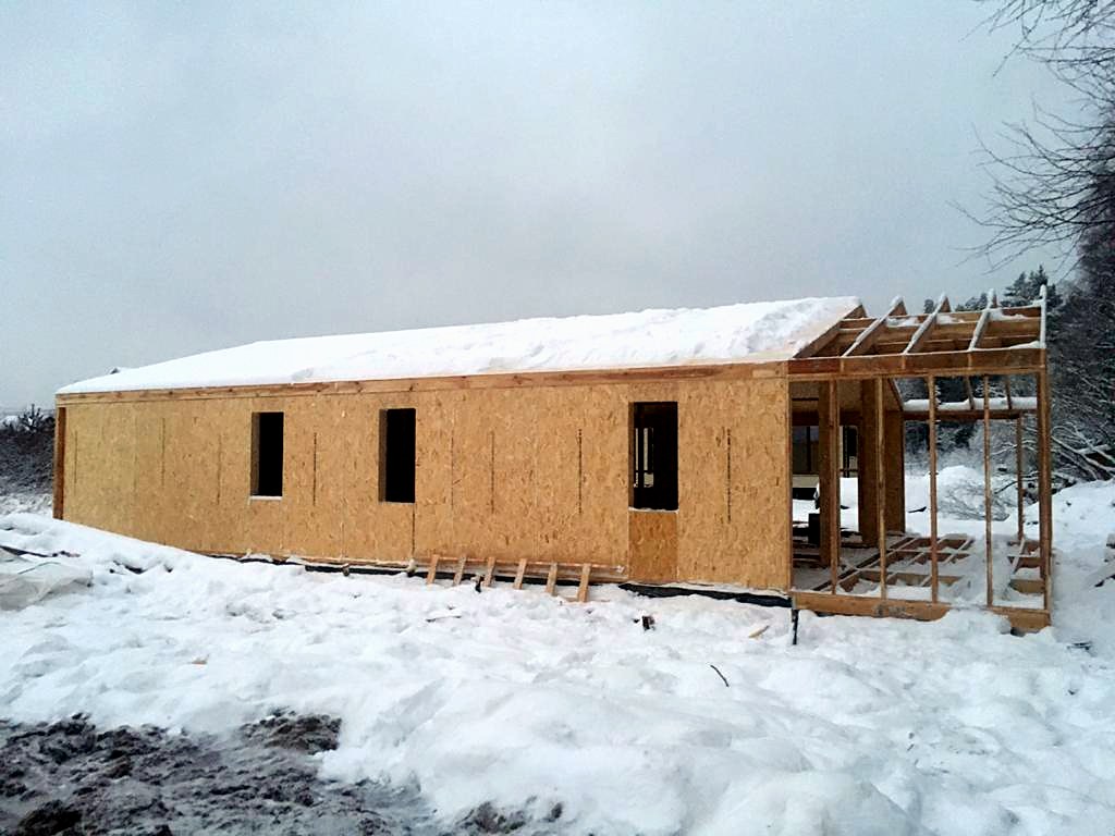 Haus nach Projekt „Barnhouse 110“, Dorf Koltushskoe
