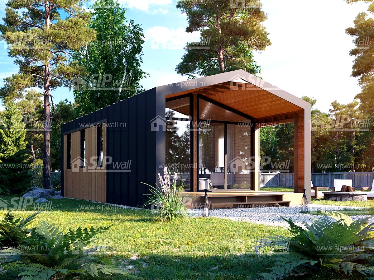 Haus nach Projekt „Barnhouse 33“, Dorf Danilkovo