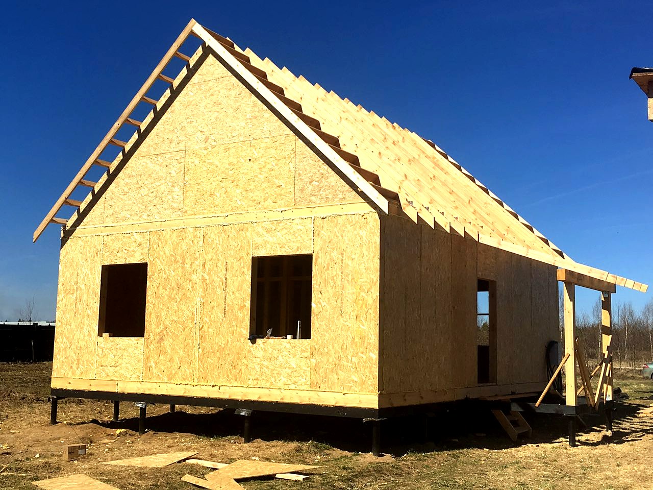 House based on the “Votchina” design, Gubachevo village
