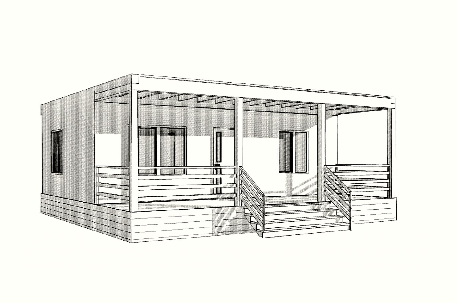 Haus 62 m² nach individuellem Projekt, Dorf Ankudinovo