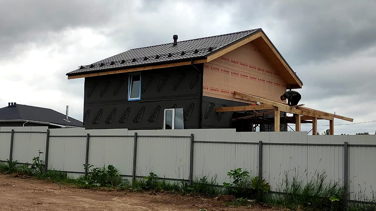 Haus nach Projekt „Jessentuki 7.5x7.5“, Dorf Rastunovo