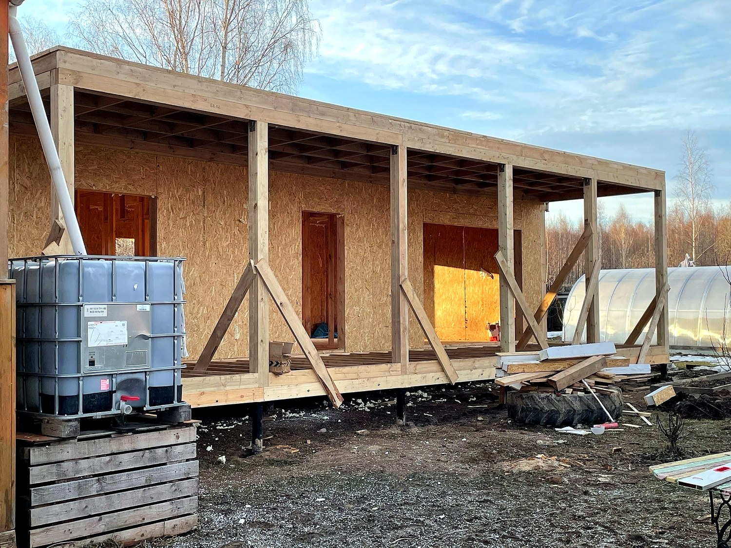 Ferienhaus nach dem Projekt „Mistika - D“, Dorf Buldachikha