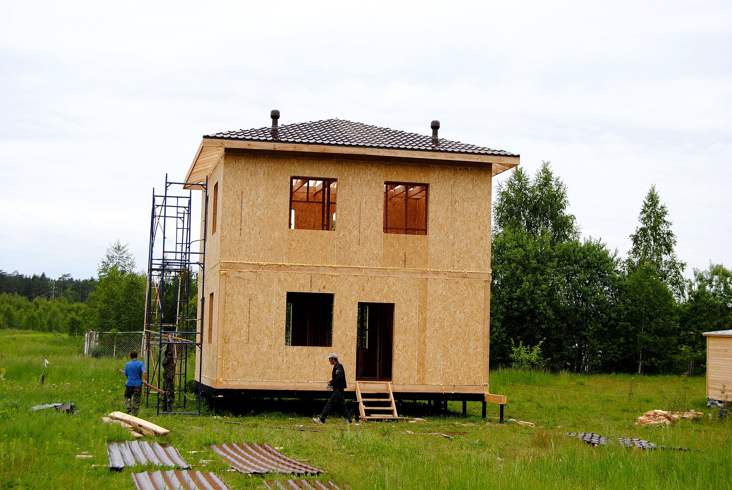 Haus nach Projekt „Musa“, Cottage-Siedlung „Schiwopisnyj bereg“