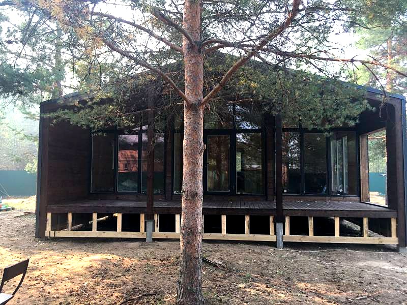 Ferienhaus nach dem Projekt „Chalet 76.3“, Gebiet Wladimir