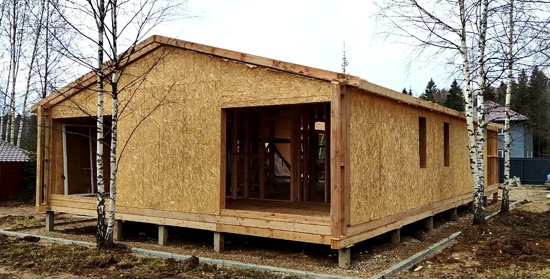 House based on the “Barnhouse 110” design, Moscow Region