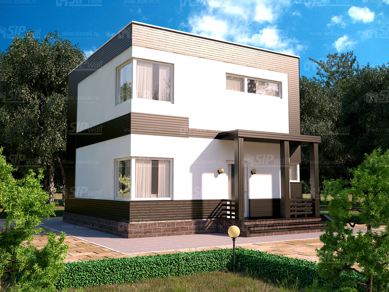 Haus nach Projekt „Stil 108“, Dorf Davydkovo