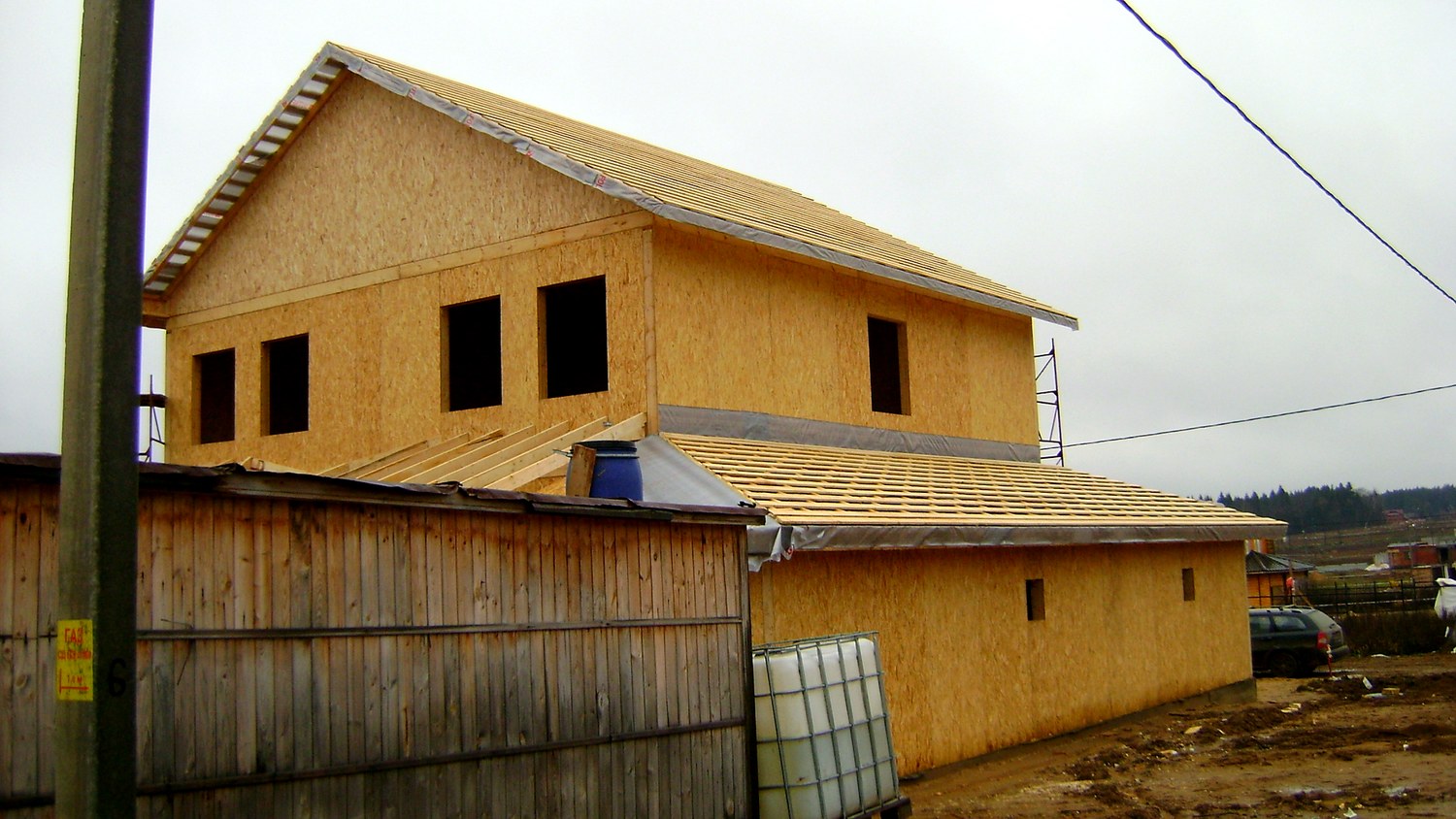 Haus nach Projekt „im Dorf“, Dorf Podolino