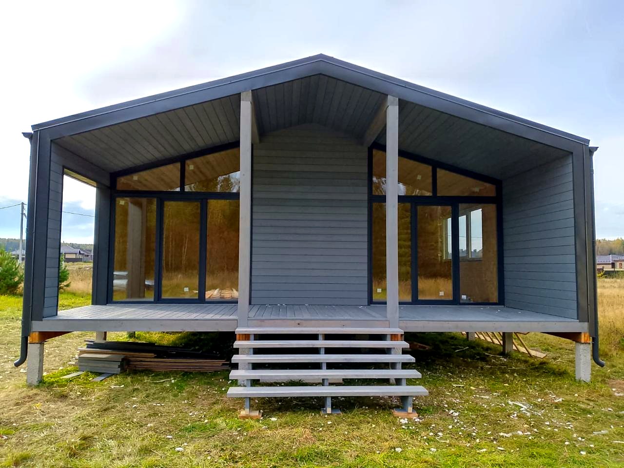 Haus nach individuellem Projekt, Dorf Stepannikovov