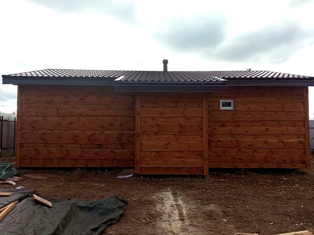 55,5 m² house built to a custom design, Kostroma Region