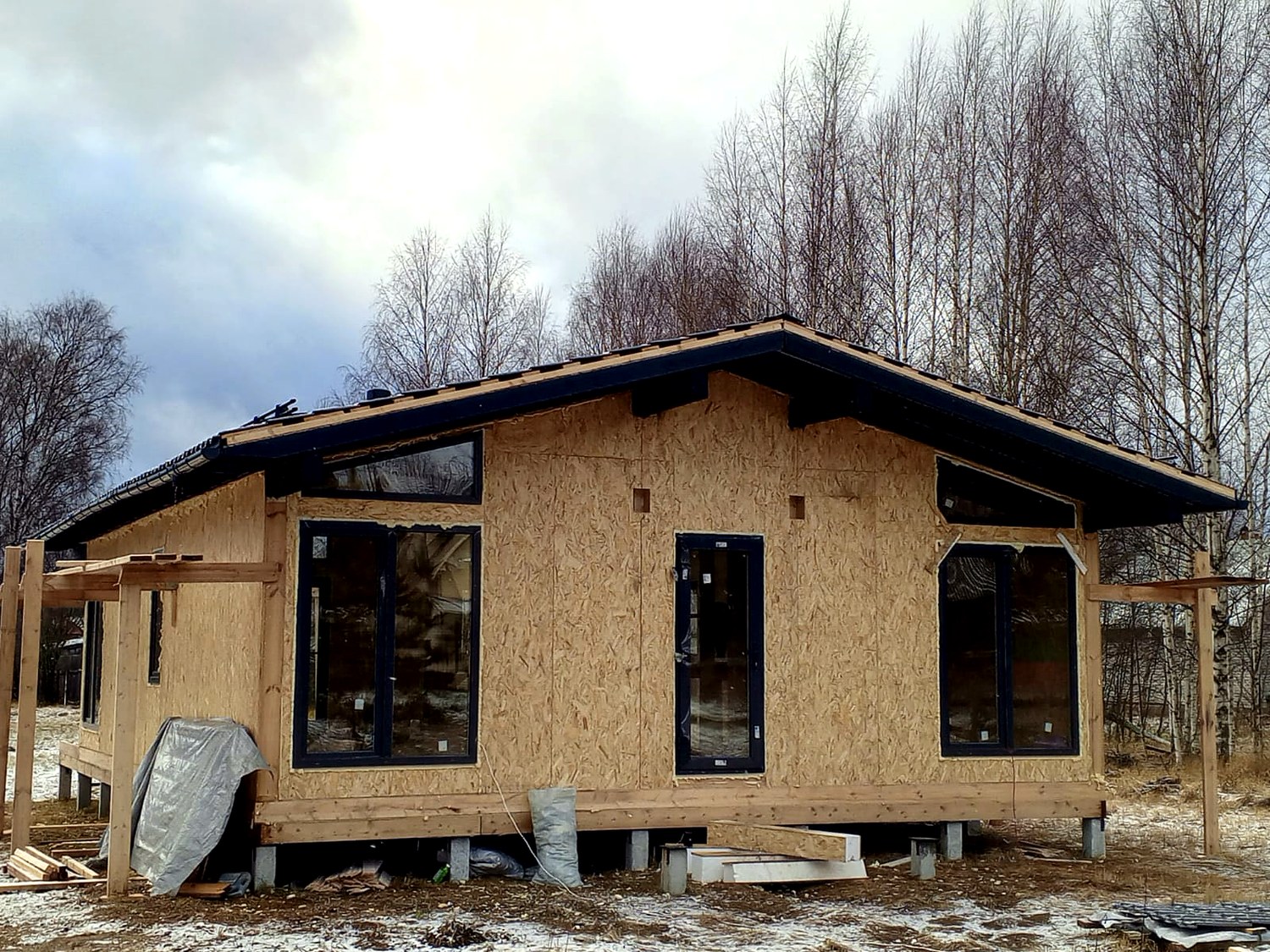 Haus nach individuellem Projekt, Dorf Protive