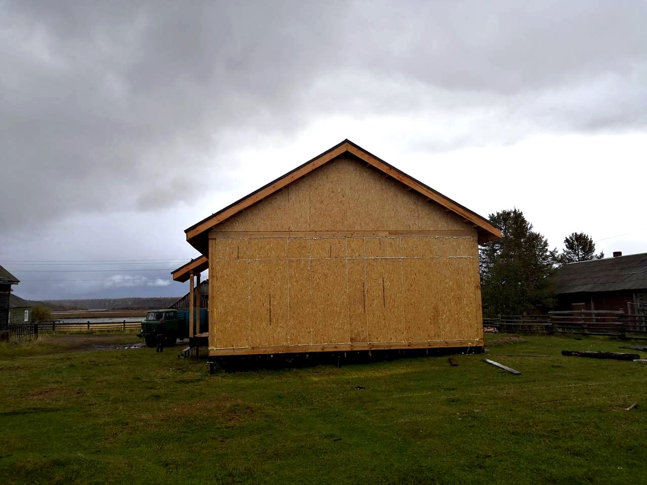 House built to a custom design, Arkhangelsk Region