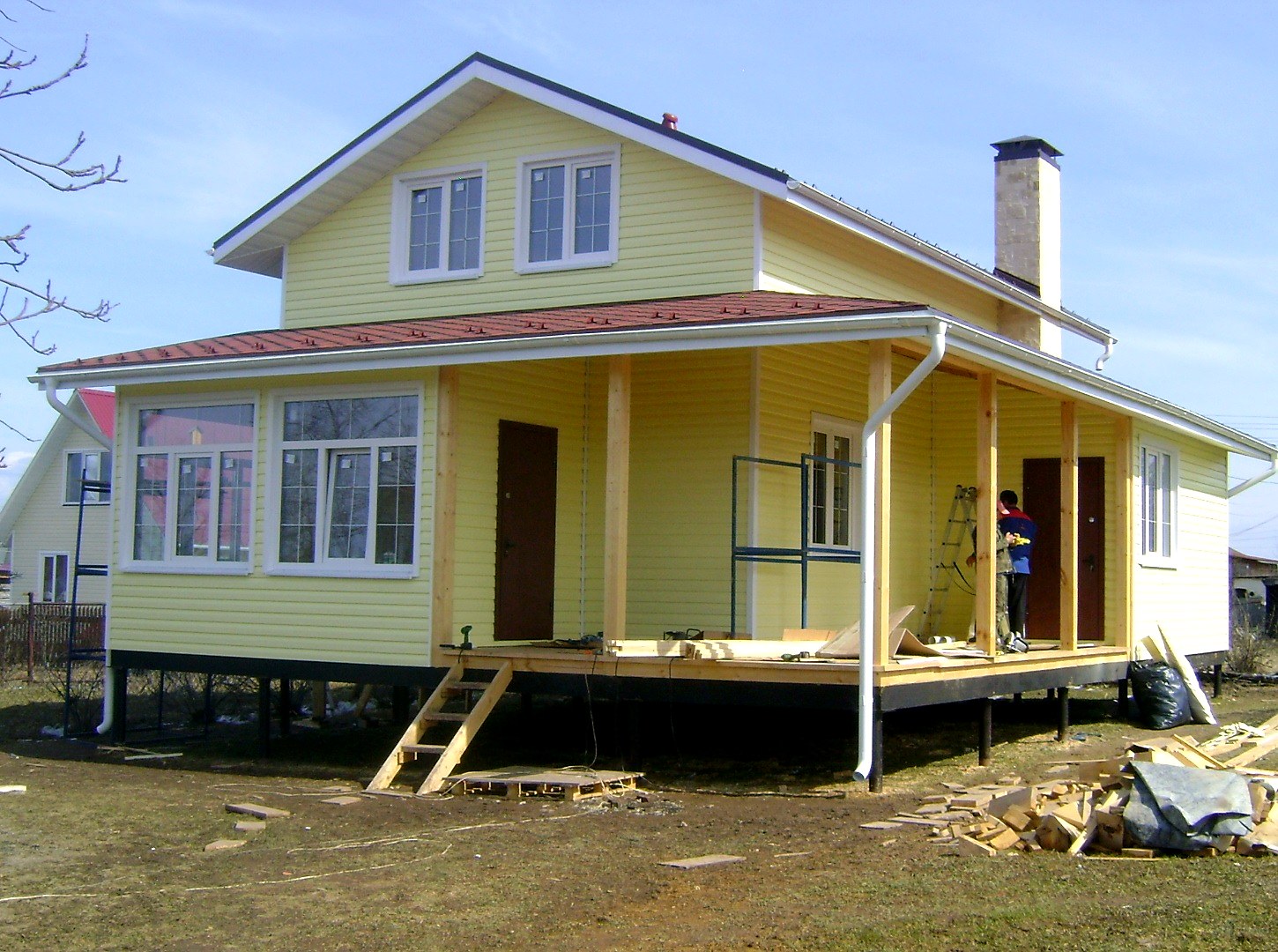 Haus nach individuellem Projekt, Gebiet Moskau