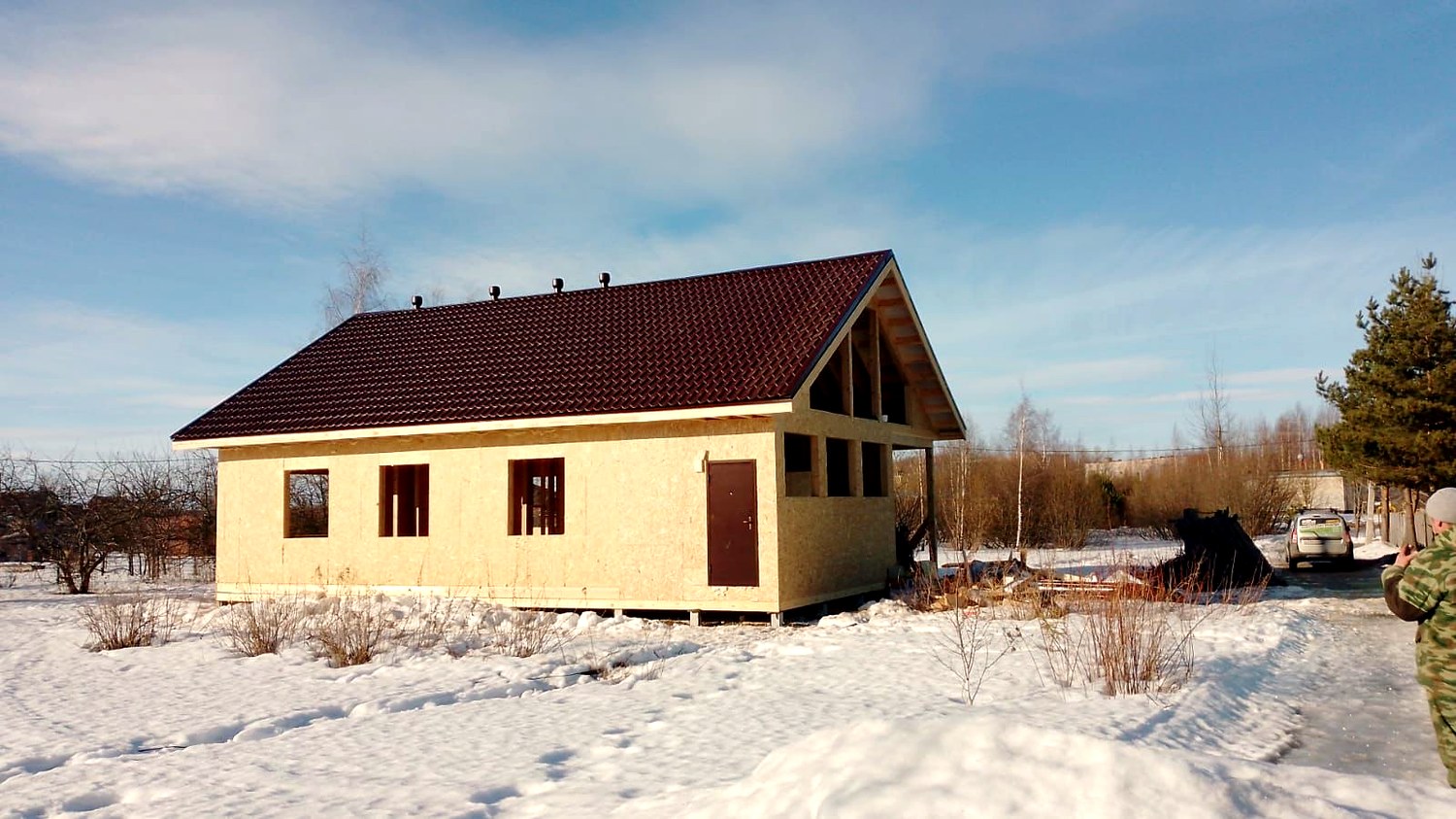 Haus 105 m² nach individuellem Projekt, Dorf Svingino
