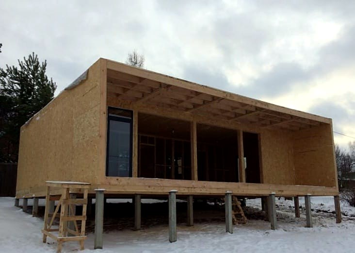 Haus 111,6 m² nach individuellem Projekt, Dorf Troitse Seltsy