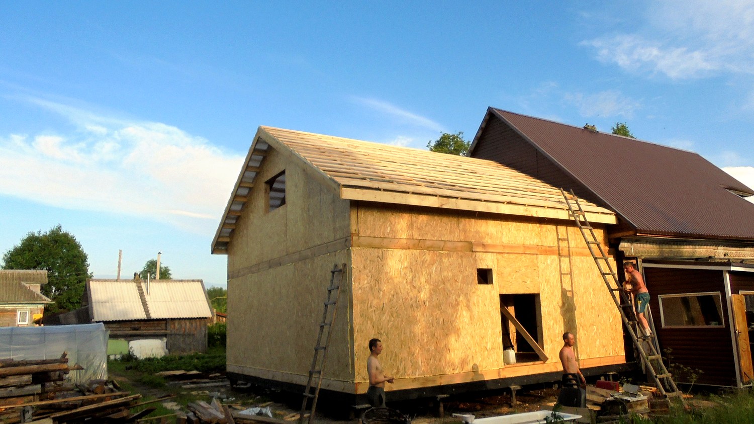 Haus nach individuellem Projekt, Dorf Babukovo