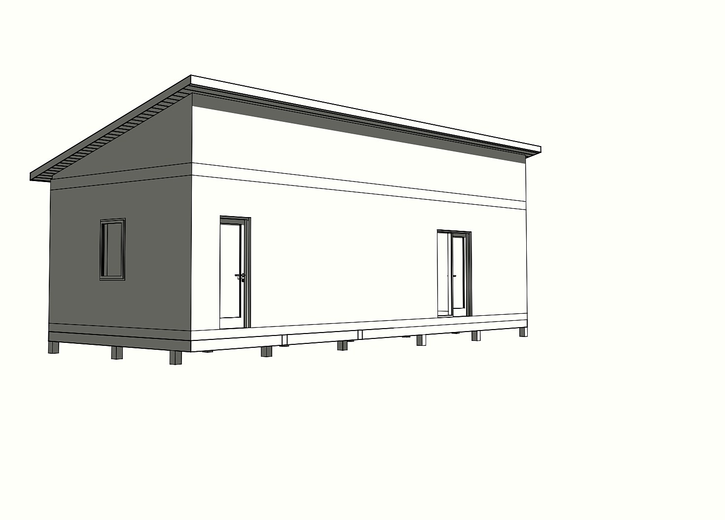 Özel projeye göre 47 m² ek bina, Kezelevo köyü