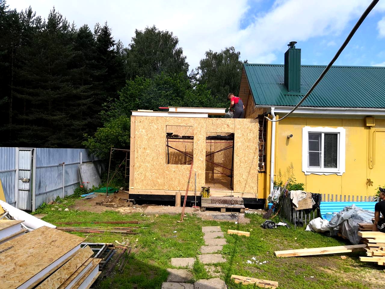 Extension built to a custom design, Uvod village