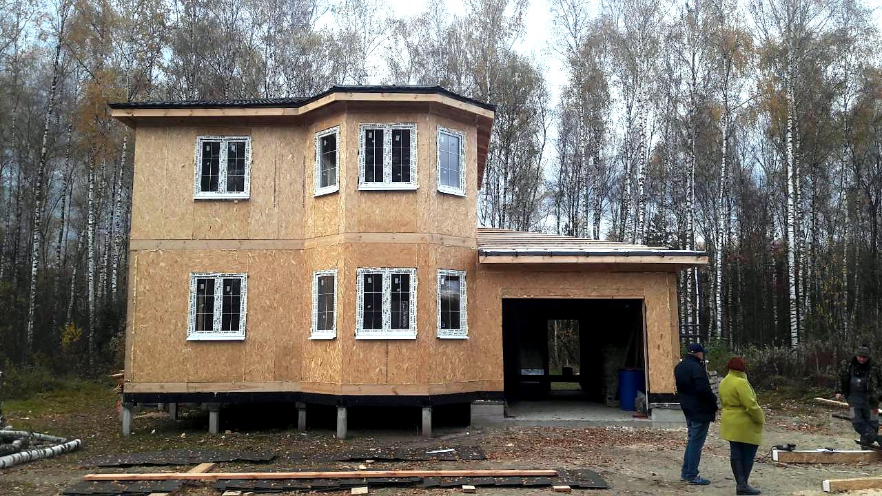 Haus nach individuellem Projekt, Elektrougli