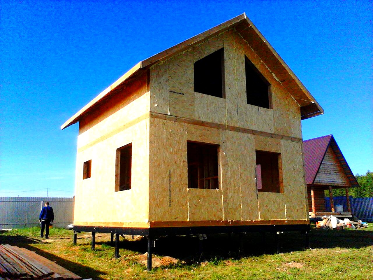 Haus nach Projekt „Amelija“, Dorf Gavshino
