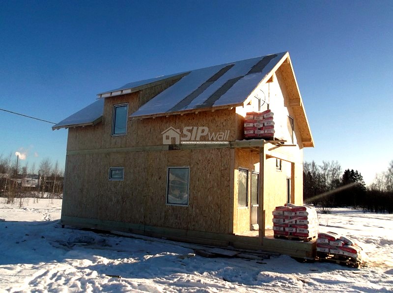 Haus nach Projekt „Jantar mini“, Dorf Kuzmishchi