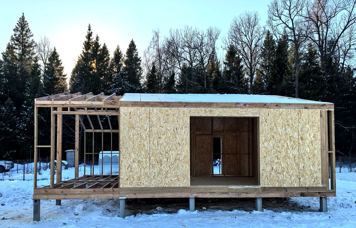 “Barnhouse 53” projesine göre ev, Moskova bölgesi