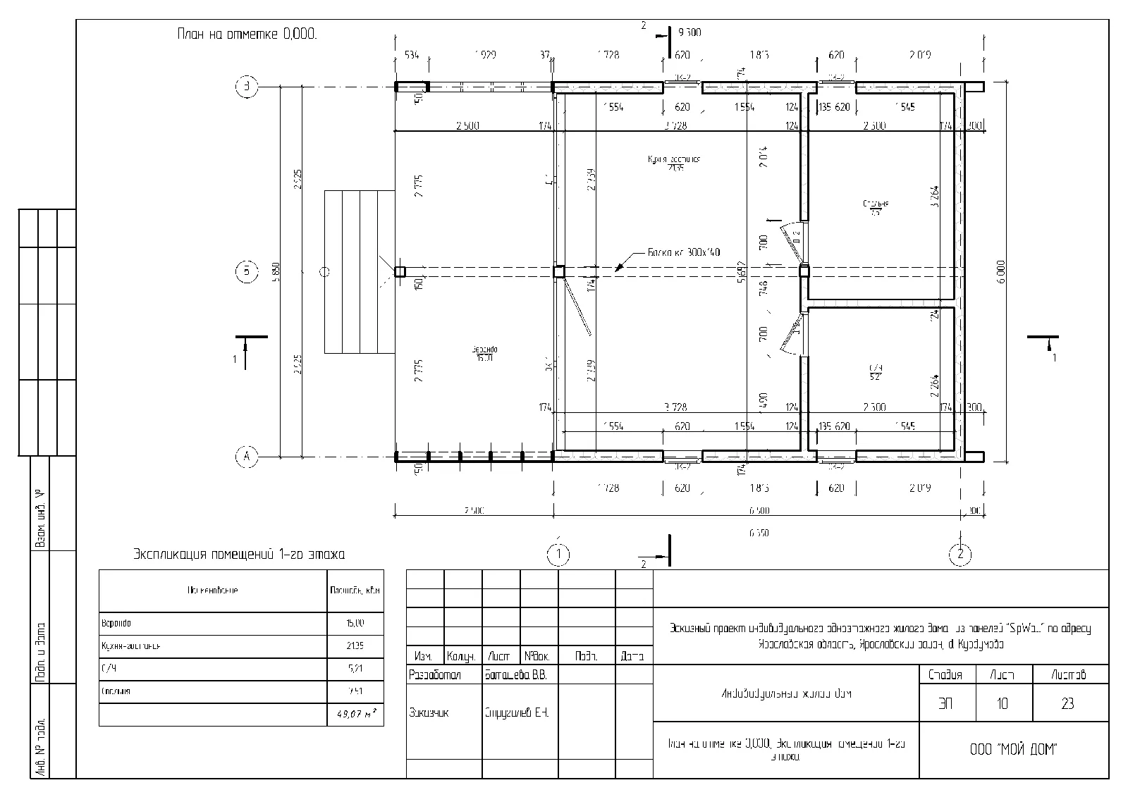 1 Etage