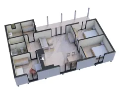 HiTech 91 projesi, 3D plan görünümü