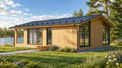 Chalet 110 projesi, evin görünümü