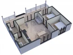 HiTech 68 projesi, 3D plan görünümü
