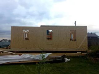 Haus 188 m² nach individuellem Projekt, Dorf Ivanovskoe: Wandmontage