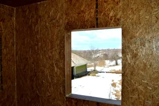 House, “Topaz” design, Andreevskoe village: interior partitions