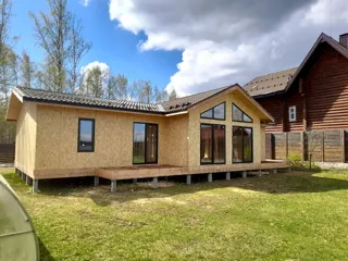Haus nach Projekt „Arizona mini“, Gebiet Kostroma: Fertiges Haus