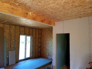 Haus, Projekt „Mistika - E2.8“, Dorf Novoe: Innenarbeiten