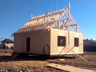 House, “Votchina” design, Gubachevo village: roofing