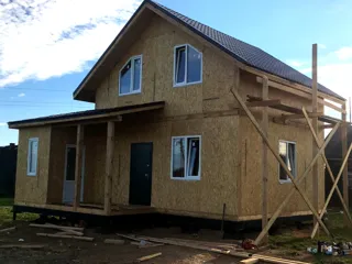 Haus nach Projekt „Amulet“, Gebiet Kostroma: Fertiges Haus