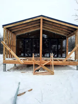 Haus nach Projekt „Barnhouse 45“, SNT „Fortschritt“