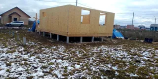 135 m² house, “Vstrecha” design, Kostroma Region: wall assembly