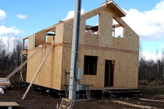 Haus nach Projekt „Metschta VB“, Dorf Ivantsevo: Obergeschoss und Dachgeschoss