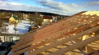 Özel projeli ev, Obninsk: çatı