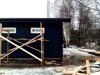 Garage 2 m² nach individuellem Entwurf, Region Twer: Fassadenverkleidung
