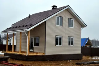 Haus nach Projekt „Radoniza“, Dorf Kadnikovo: Fertiges Haus