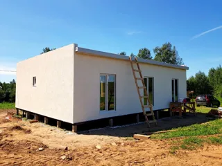 Haus nach Projekt „Mistika - E2.8“, Dorf Novoe: Fertiges Haus